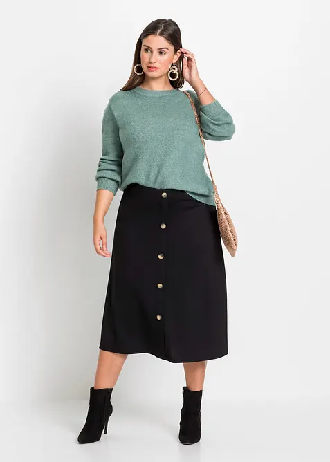 Pullover mit Ballon&auml;rmeln, bonprix