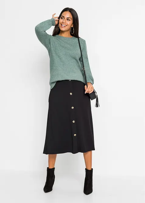 Pull &agrave; manches ballon, bonprix