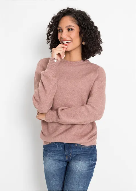 Pullover mit Ballon&auml;rmeln, bonprix