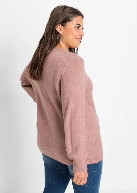 Pullover mit Ballon&auml;rmeln, bonprix