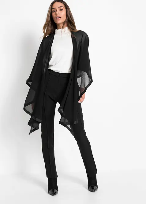Stola mit feinem Satindetail, bonprix