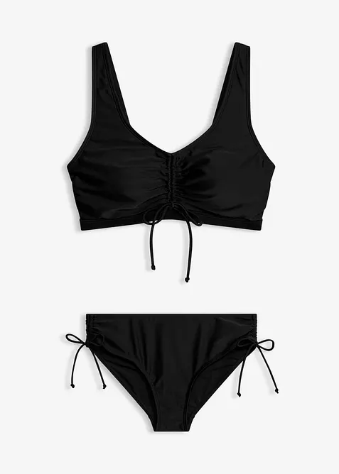 Bustier-Bikini (2-tlg.Set) mit Bindeb&auml;ndern, bonprix