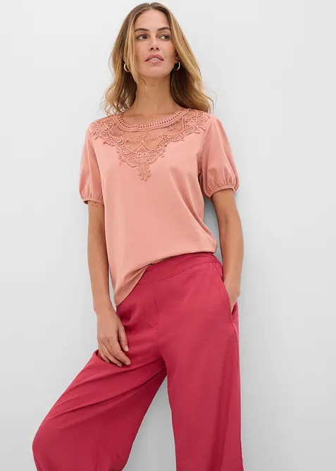 Shirt aus elastischer Baumwolle, bonprix