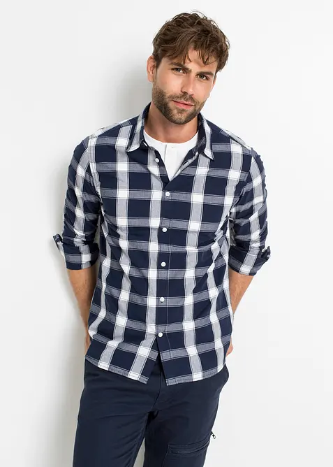 Chemise manches longues 100% coton, bonprix