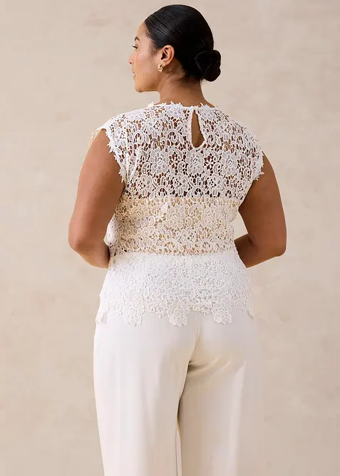 Top en dentelle, bonprix