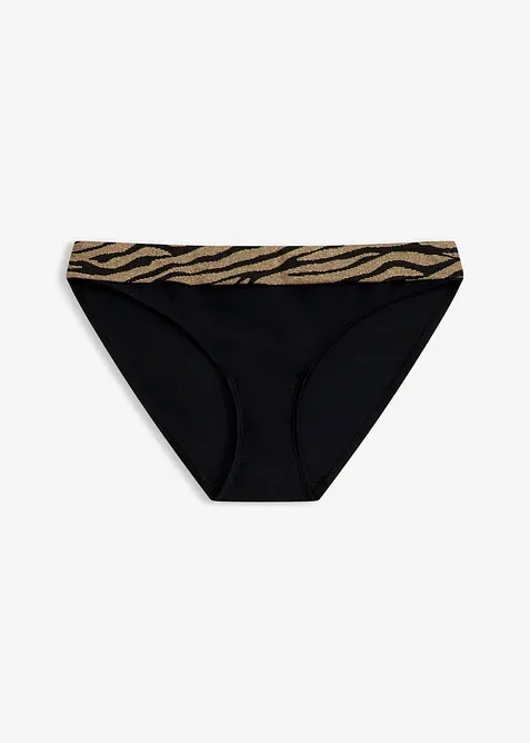 Bikinihose mit gl&auml;nzendem Material, bonprix