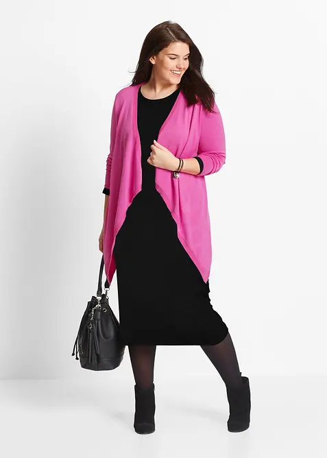 Shirt-Kleid mit 3/4-&Auml;rmeln, bonprix