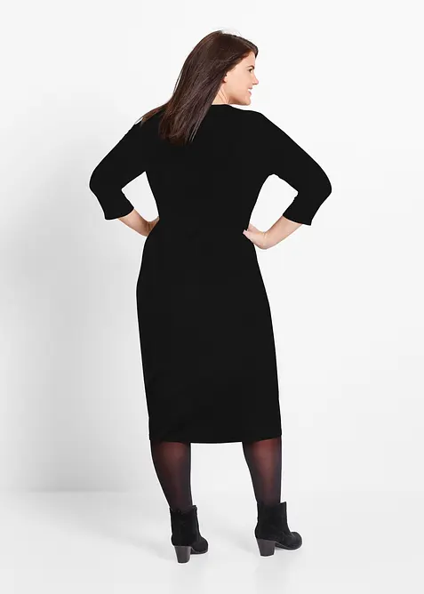 Shirt-Kleid mit 3/4-&Auml;rmeln, bonprix