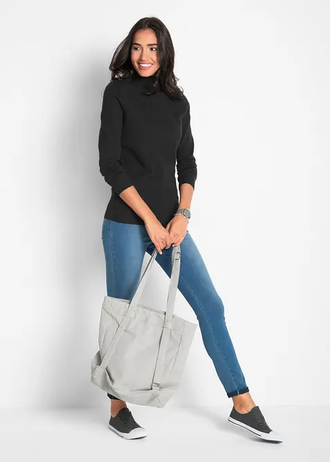 Basic Rollkragenpullover, bonprix