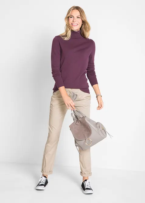 Basic Rollkragenpullover, bonprix