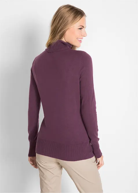 Basic Rollkragenpullover, bonprix
