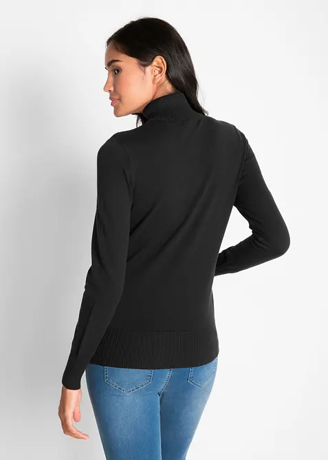 Basic Rollkragenpullover, bonprix