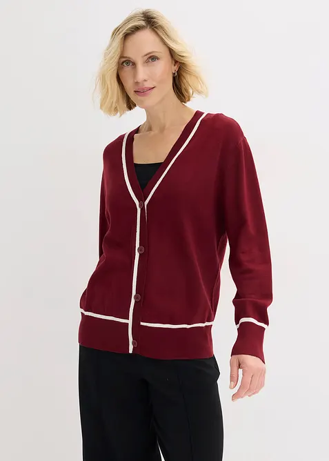 Cardigan &agrave; col V, bonprix