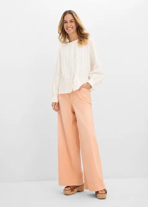 Bluse aus griffigem Popeline, bonprix