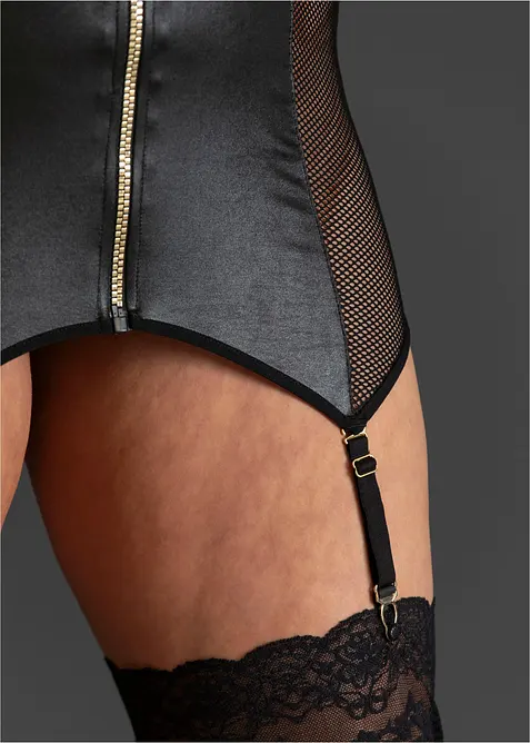 Gu&ecirc;pi&egrave;re sexy avec zip, bonprix