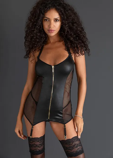 Gu&ecirc;pi&egrave;re sexy avec zip, bonprix