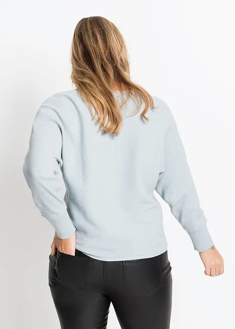 Oversize-Ripp-Pullover, bonprix