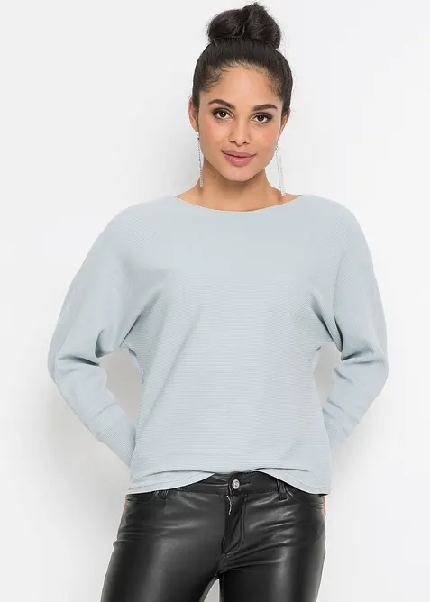 Pull oversize c&ocirc;tel&eacute;, bonprix