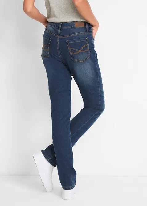 Straight-Jeans High Waist, Thermo, bonprix