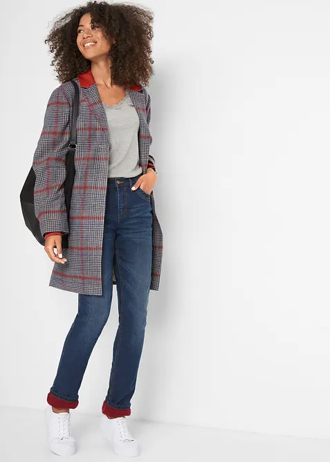 Straight-Jeans High Waist, Thermo, bonprix