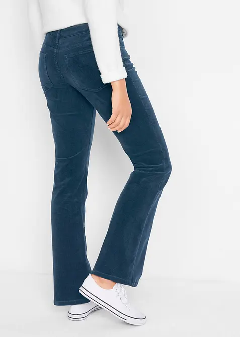 Stretch-Cordhose, Bootcut, bonprix