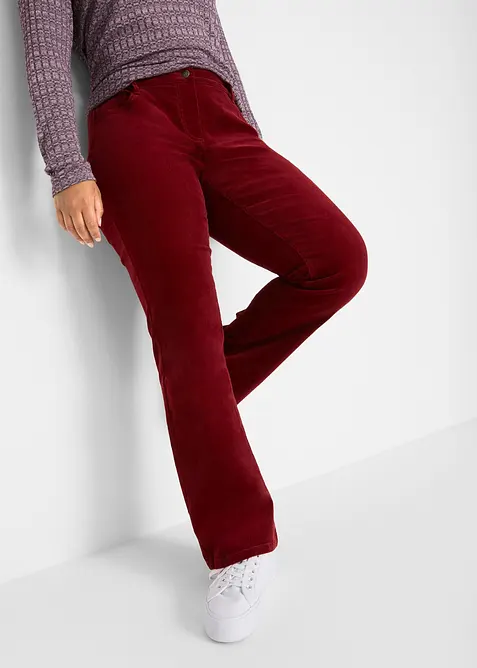 Stretch-Cordhose, Bootcut, bonprix