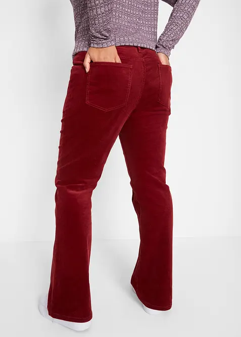 Stretch-Cordhose, Bootcut, bonprix