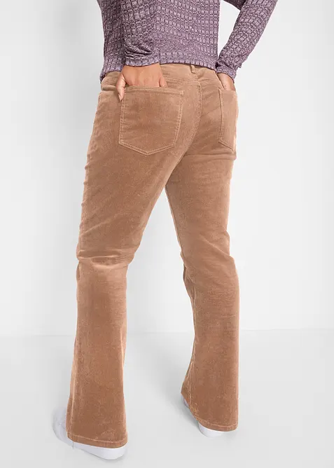 Stretch-Cordhose, Bootcut, bonprix