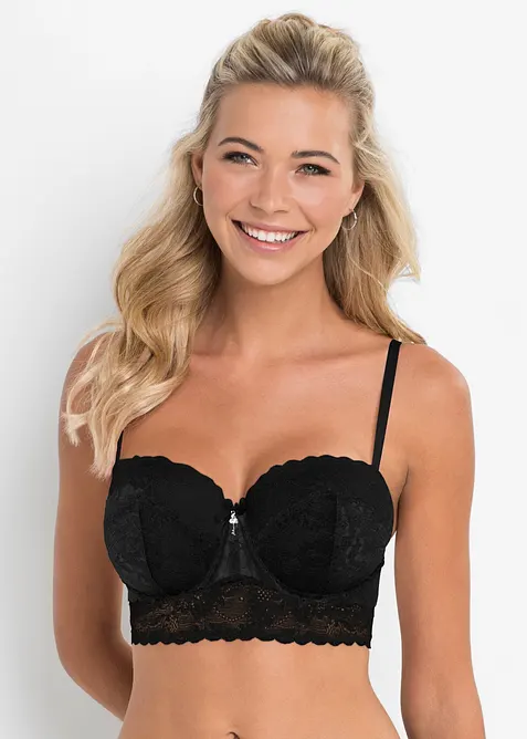 Soutien-gorge balconnet en dentelle, bonprix