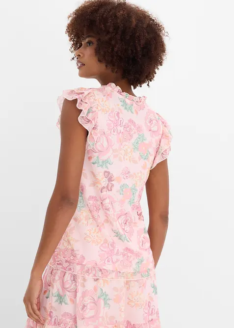 Blouse en mesh doux, bonprix