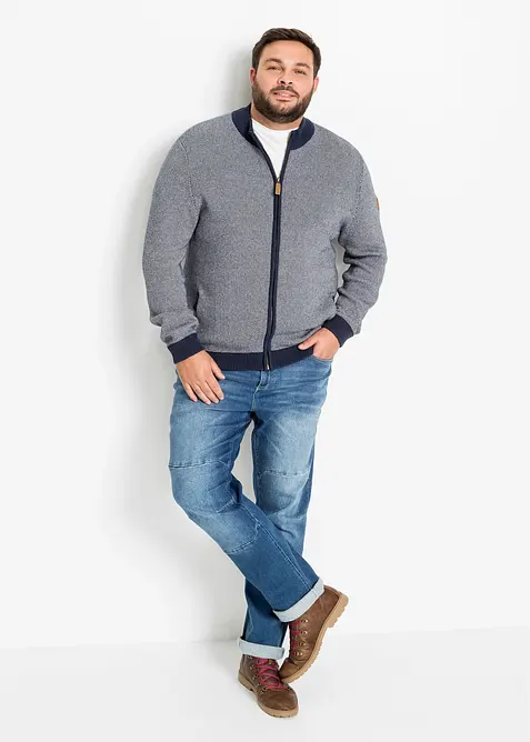 Grobstrickjacke aus reiner Baumwolle, bonprix