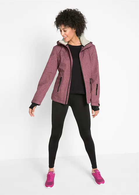 wasserdichte Outdoor-Funktions-Jacke mit Teddyfleece, bonprix