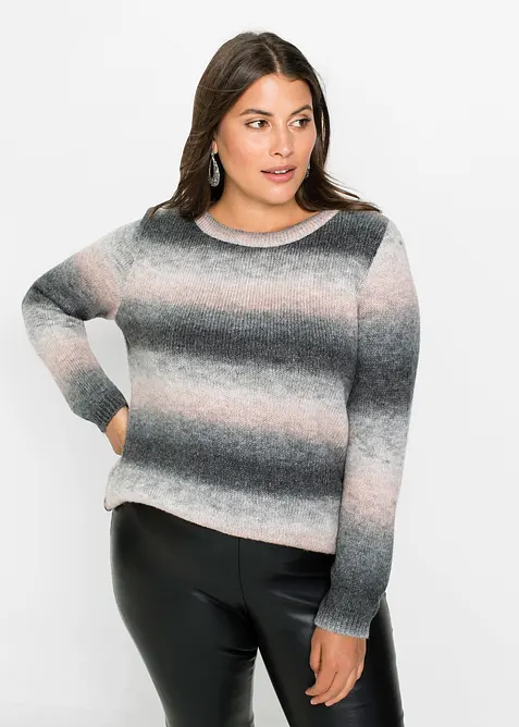 Grobstrick-Pullover mit Farbverlauf, bonprix