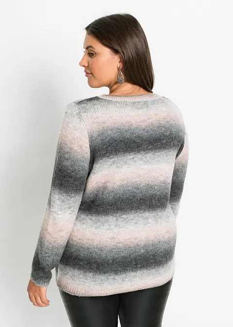 Grobstrick-Pullover mit Farbverlauf, bonprix