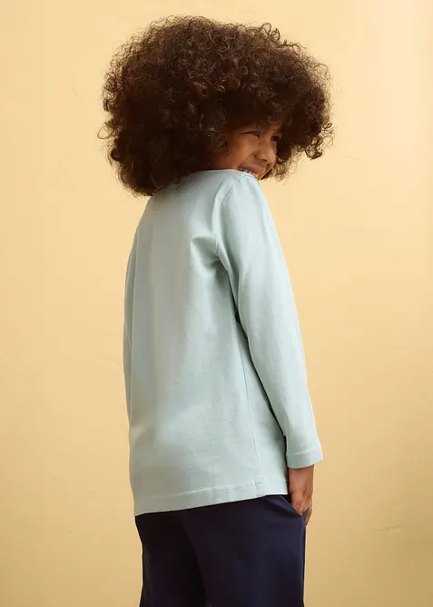 Langarmshirt aus reiner Bio-Baumwolle (2er Pack), bonprix