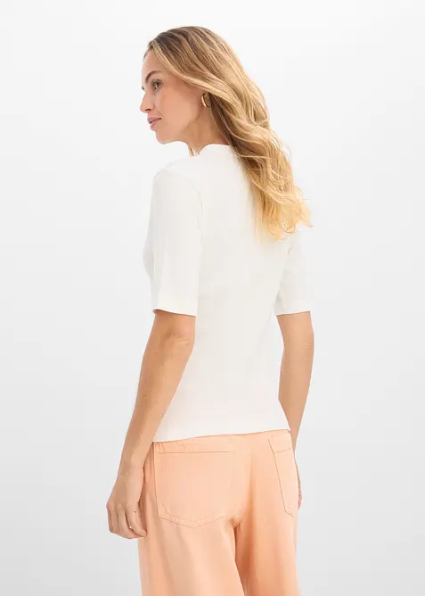 Rippshirt aus reiner Bio-Baumwolle, bonprix