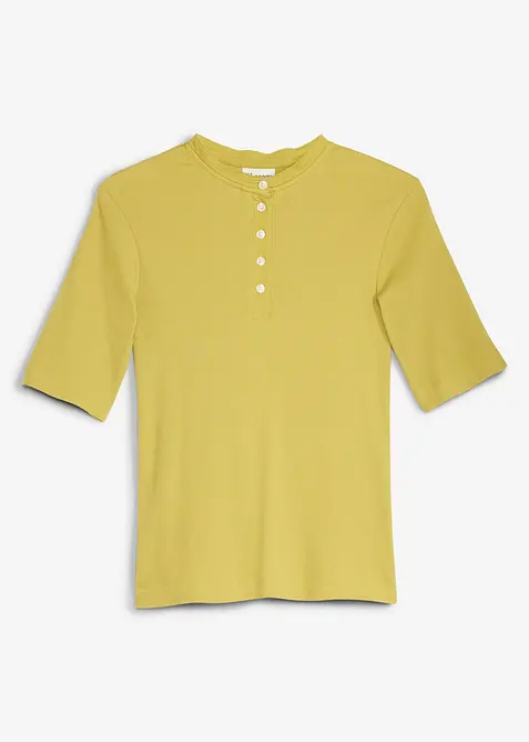 Rippshirt aus reiner Bio-Baumwolle, bonprix