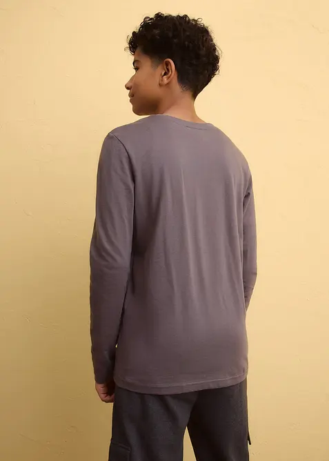 Langarmshirt aus reiner Bio Baumwolle, bonprix