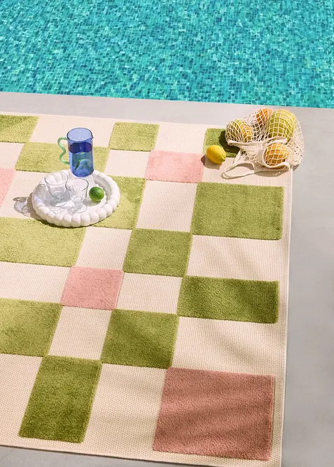 In- und Outdoor Teppich mit Hoch- Tiefstruktur, bonprix