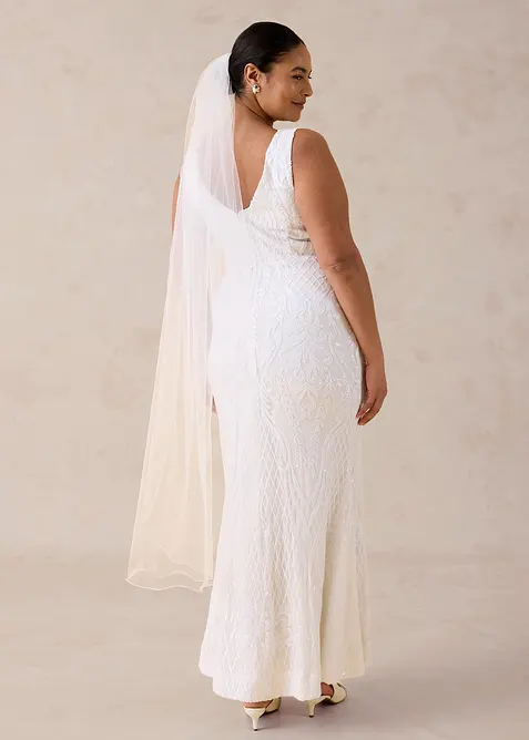 Brautkleid mit Paillettenstickerei, bonprix