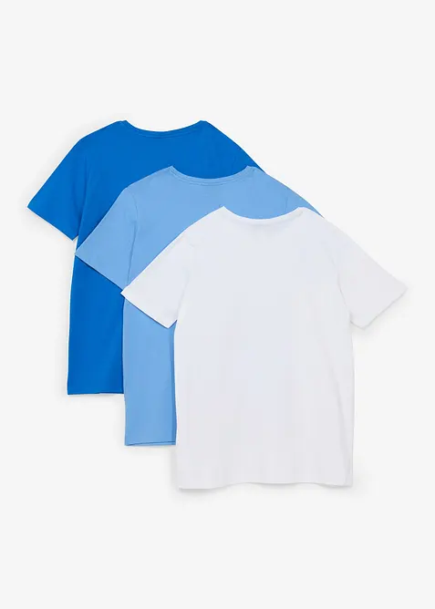 T-Shirt aus Bio-Baumwolle (3er Pack), bonprix