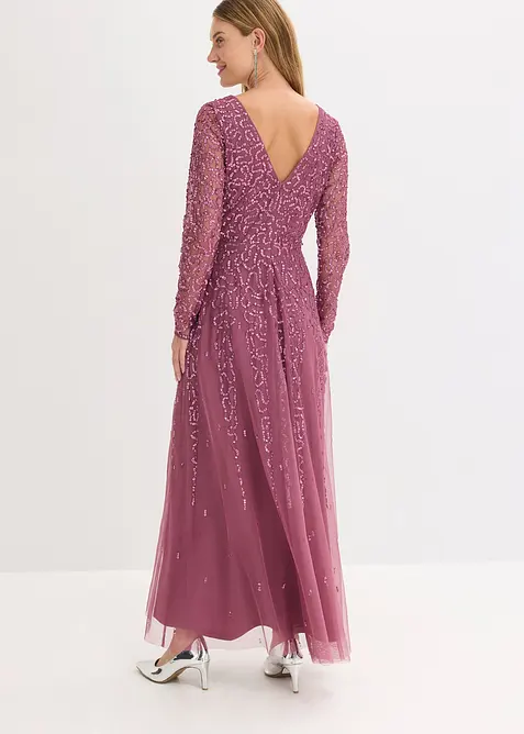 Robe de soir&eacute;e &agrave; sequins, bonprix