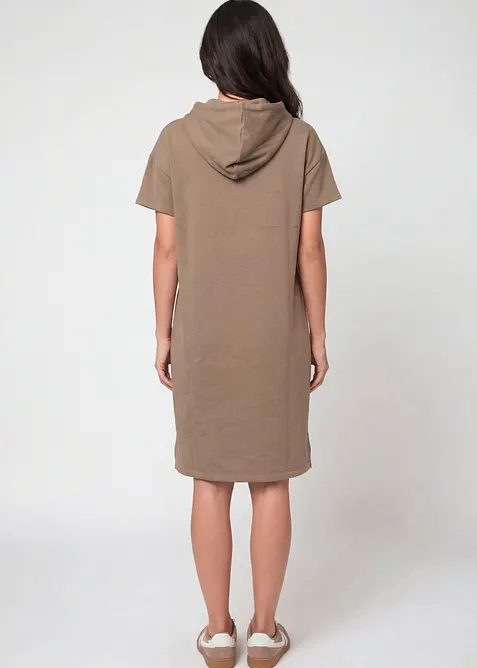 Robe sweat &agrave; capuche, bonprix