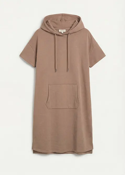 Robe sweat &agrave; capuche, bonprix