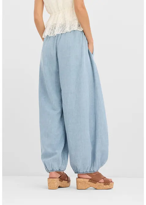 Haremshose aus leichtem Leinen-Mix, bonprix