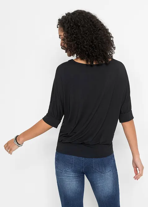 T-shirt fluide en viscose extensible, bonprix