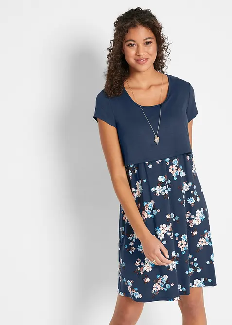 Robe de grossesse et d&rsquo;allaitement en jersey, bonprix