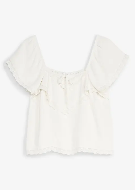 Top blouse en cr&ecirc;pe l&eacute;g&egrave;re, bonprix