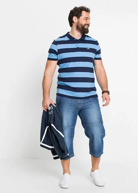 Jean cargo 3/4 regular droit, bonprix