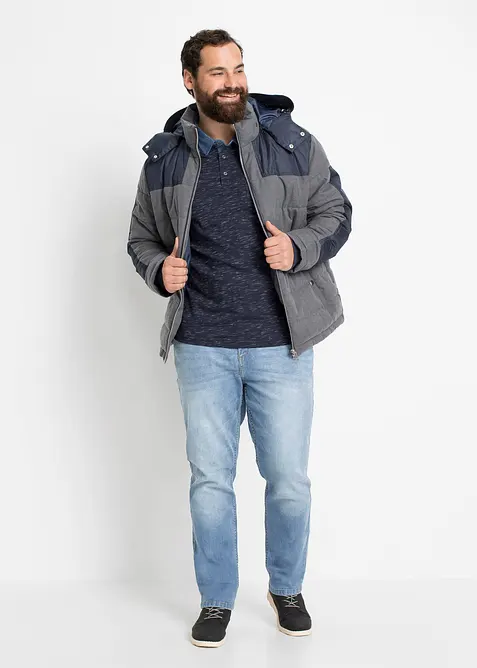 Polo manches longues 100% coton, bonprix
